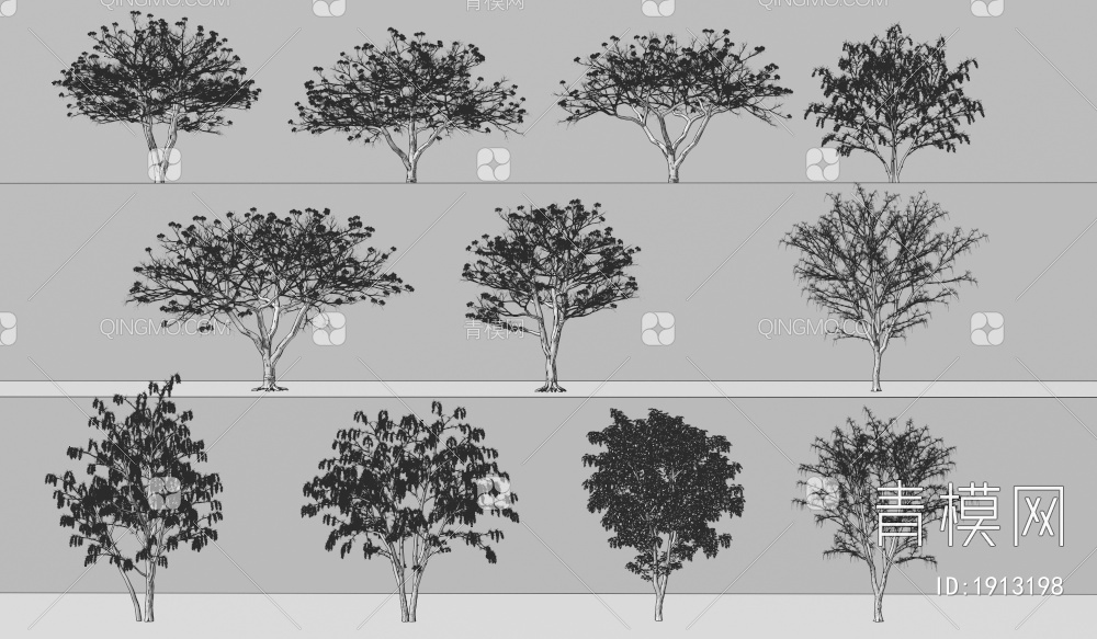 树木3D模型下载【ID:1913198】