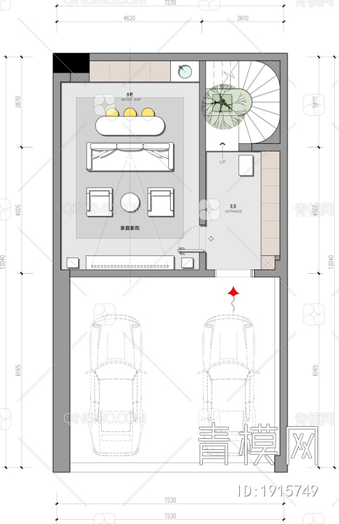 精品户型改造案例-大平层复式【ID:1915749】