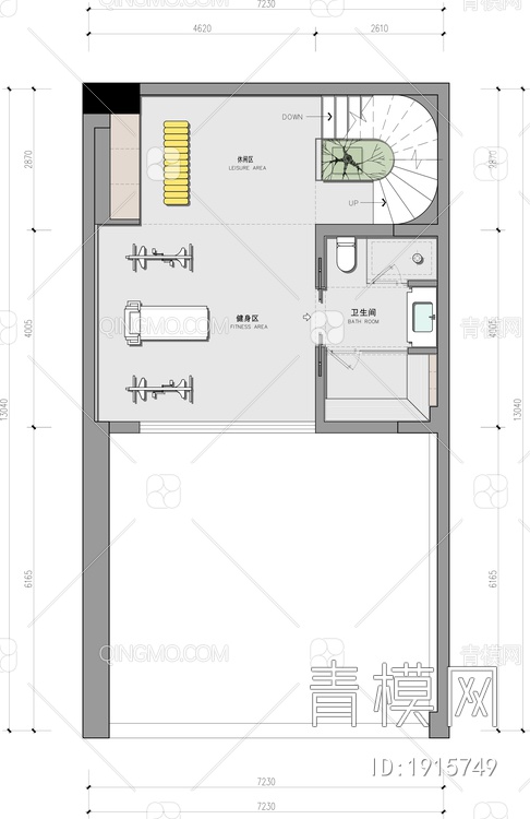 精品户型改造案例-大平层复式【ID:1915749】