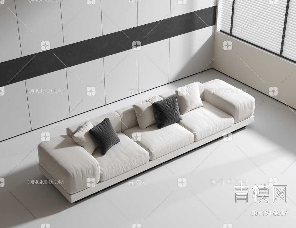 多人沙发3D模型下载【ID:1916207】