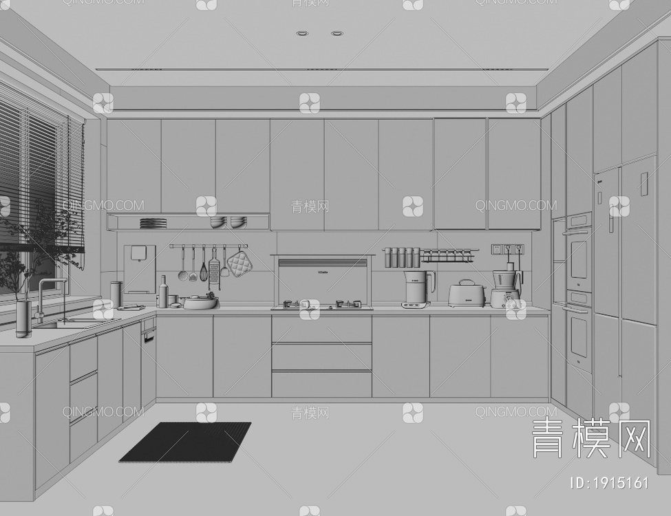 厨房3D模型下载【ID:1915161】