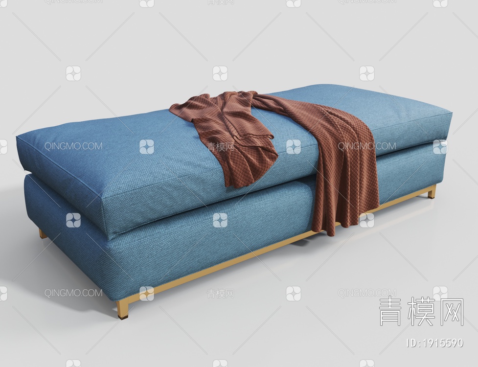沙发凳 床尾凳3D模型下载【ID:1915590】