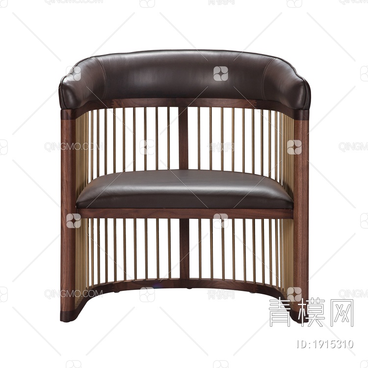 皮革单椅3D模型下载【ID:1915310】