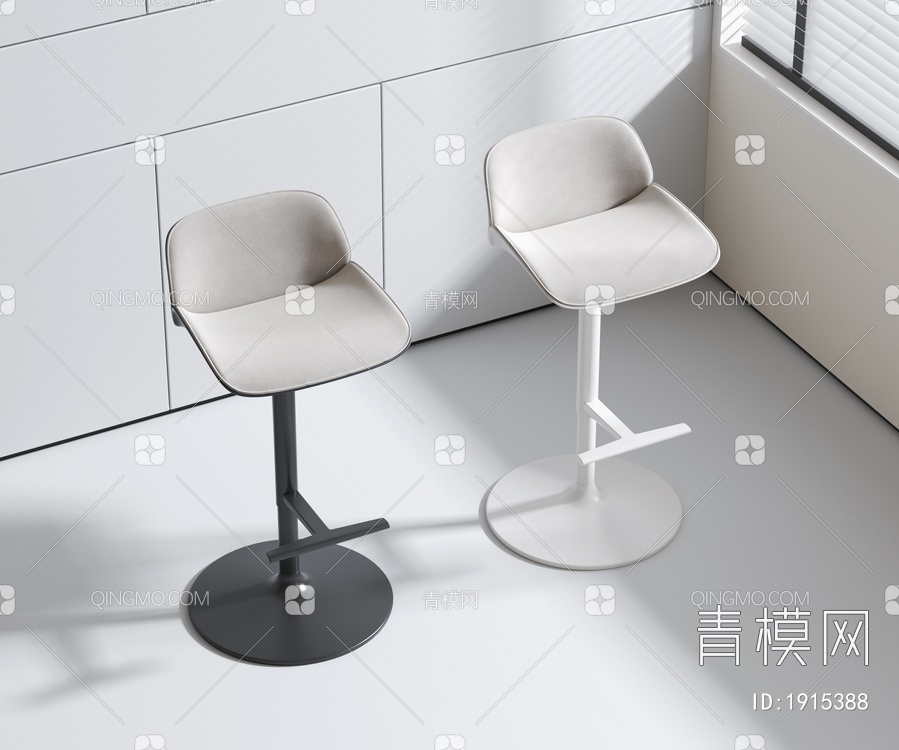 吧椅3D模型下载【ID:1915388】