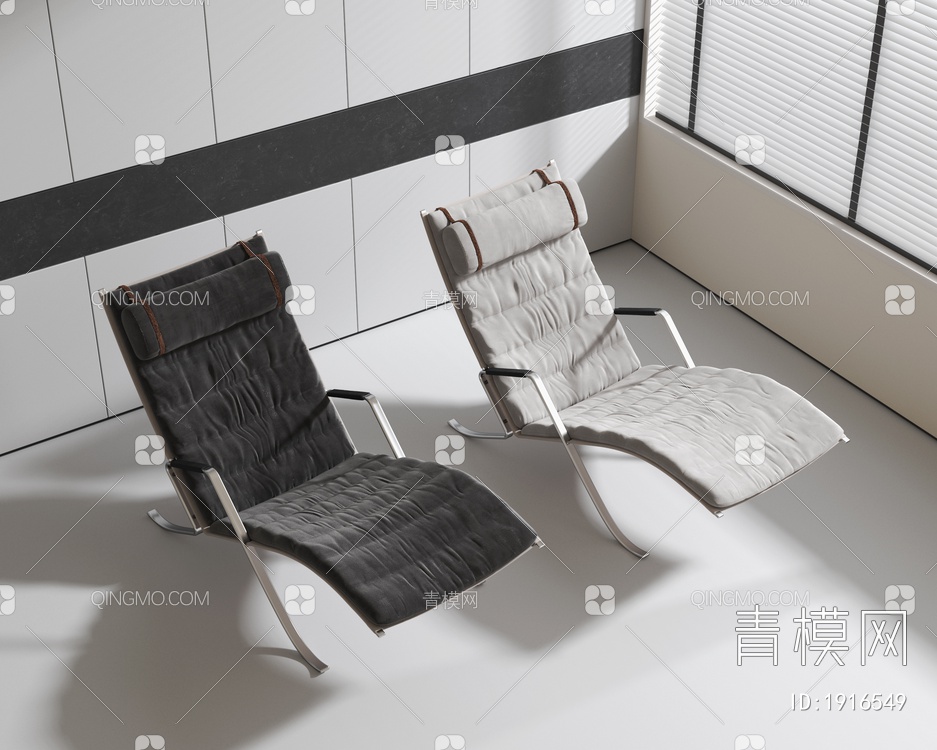 躺椅3D模型下载【ID:1916549】