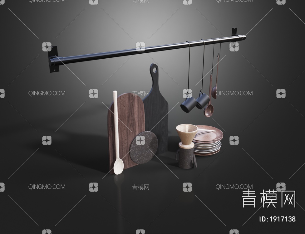 厨房器具3D模型下载【ID:1917138】