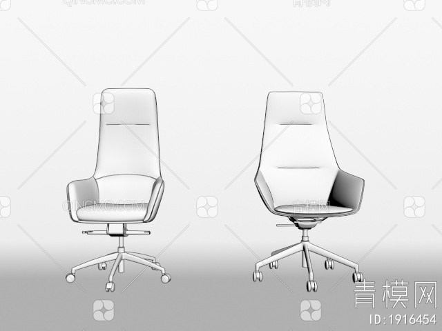 椅子 办公椅子 老板椅子3D模型下载【ID:1916454】