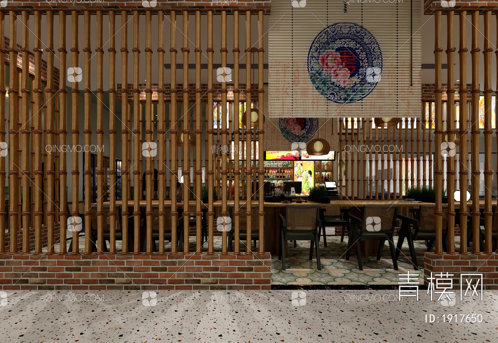 酒馆餐厅3D模型下载【ID:1917650】