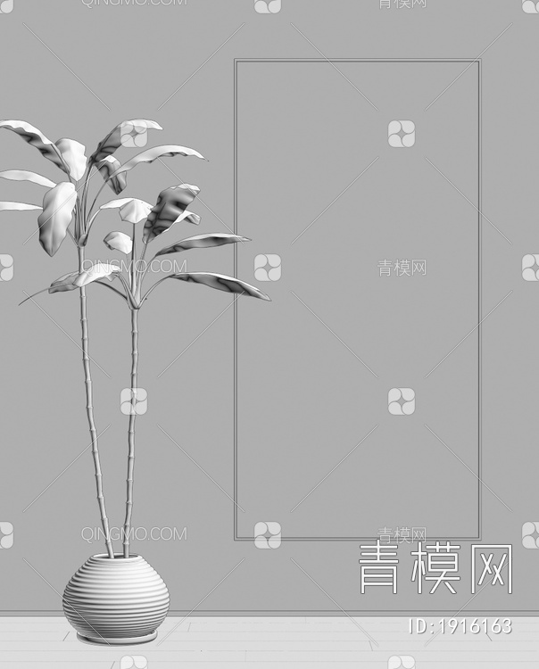 玄关装饰画3D模型下载【ID:1916163】