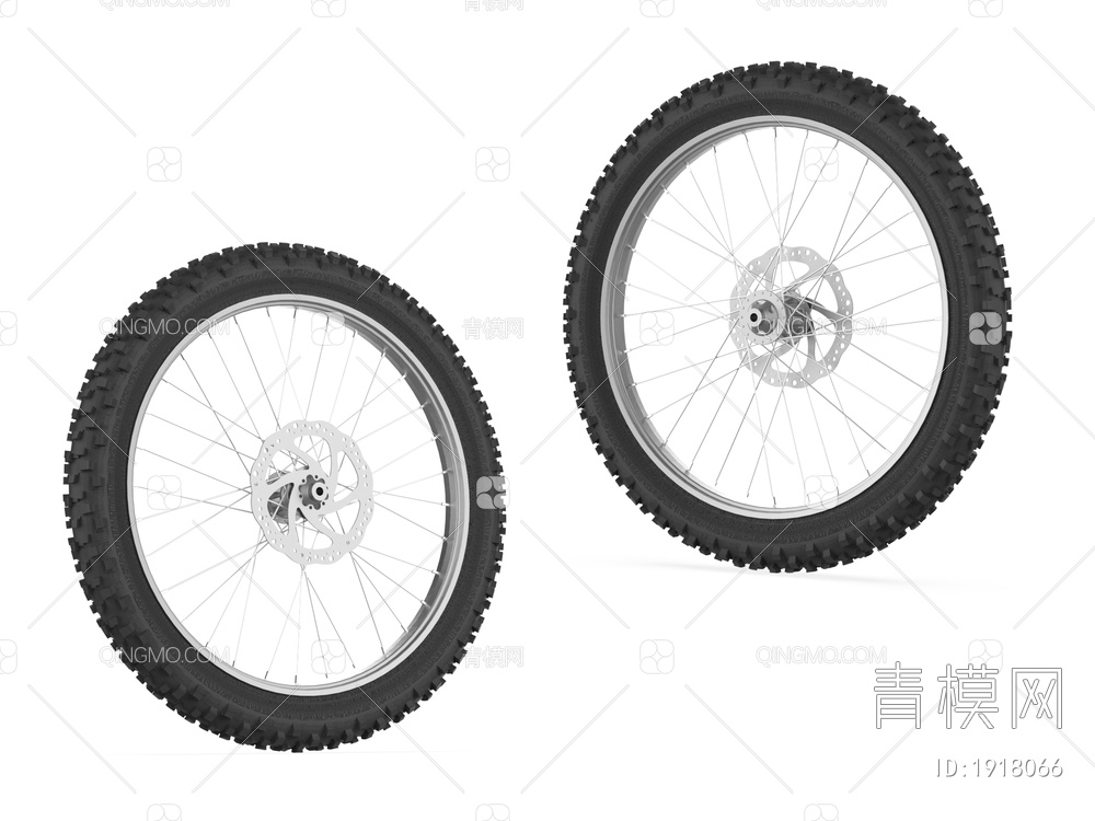 交通配件 自行车轮胎3D模型下载【ID:1918066】