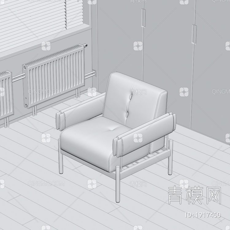 单椅3D模型下载【ID:1917450】