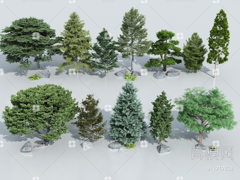 树木3D模型下载【ID:1919838】
