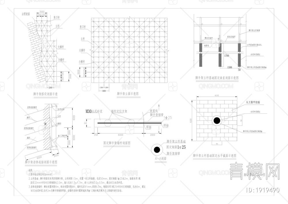 古剑山禅茶谷路口至南门危岩带治理工程项目【ID:1919490】