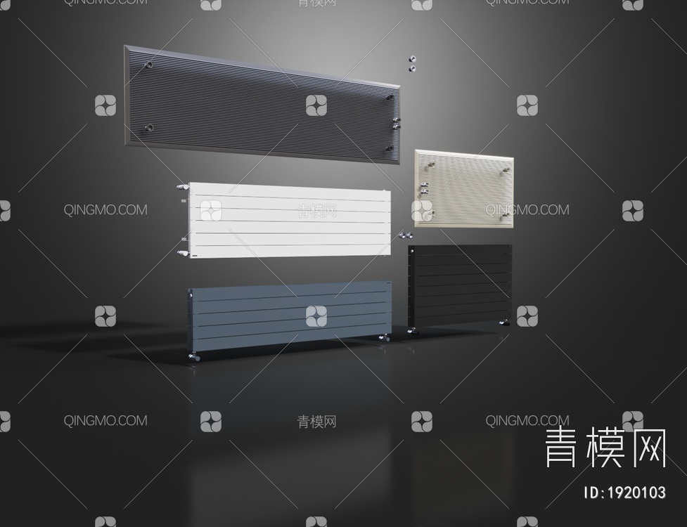 暖气片 取暖器 散热器3D模型下载【ID:1920103】