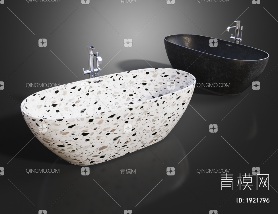 浴缸3D模型下载【ID:1921796】