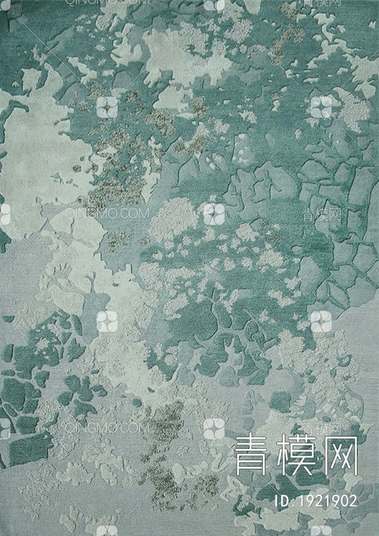 现代地毯 绿色地毯贴图贴图下载【ID:1921902】