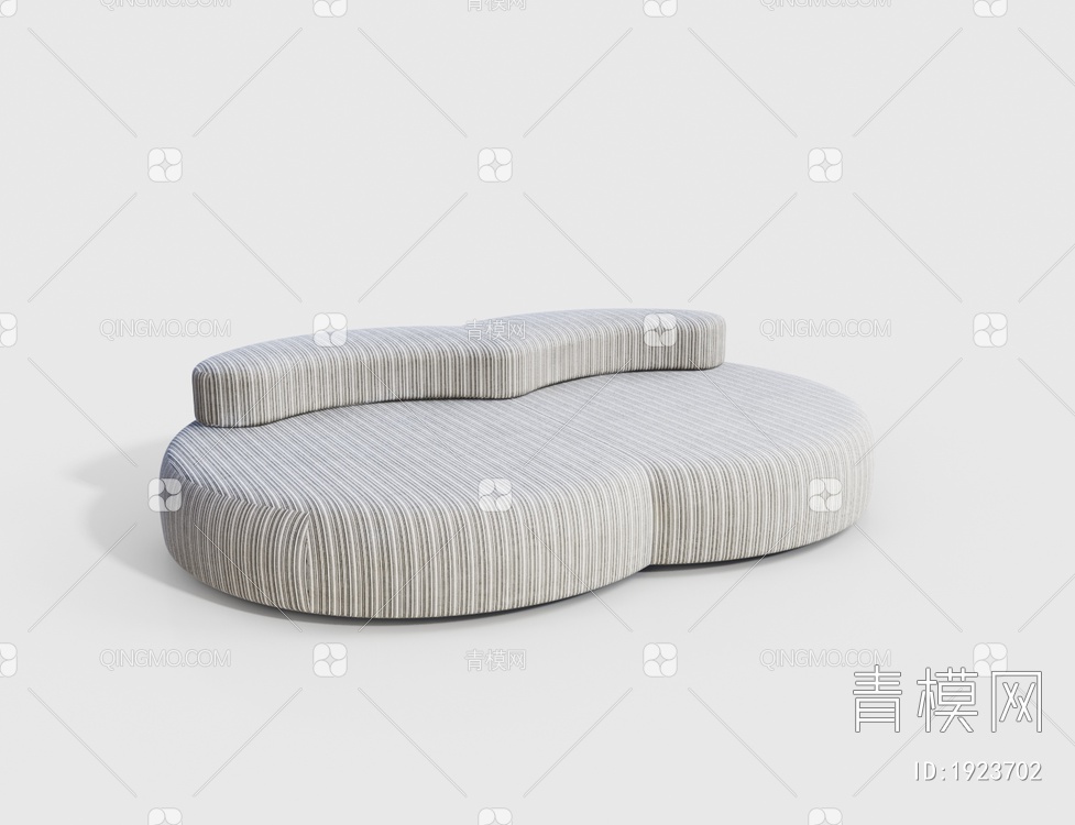 圆形多人沙发3D模型下载【ID:1923702】