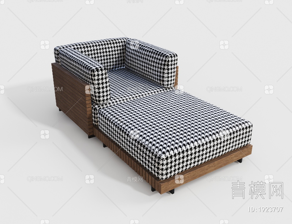 贵妃椅 长沙发3D模型下载【ID:1923707】