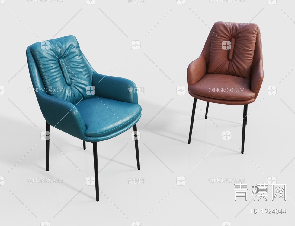 真皮单椅3D模型下载【ID:1924044】