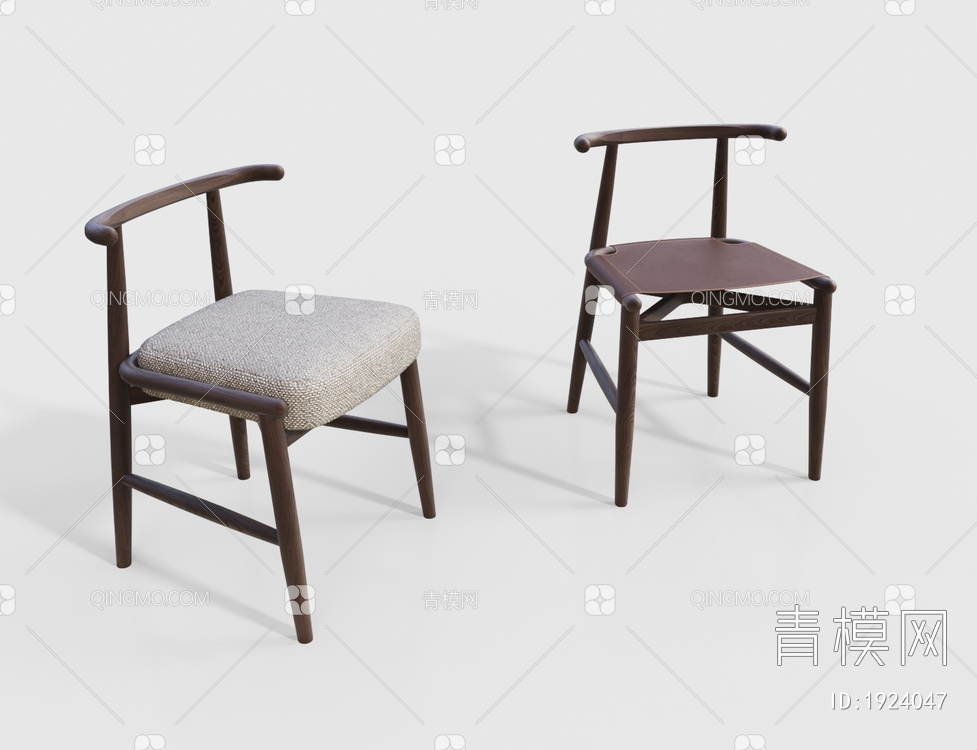 休闲单椅 靠椅3D模型下载【ID:1924047】