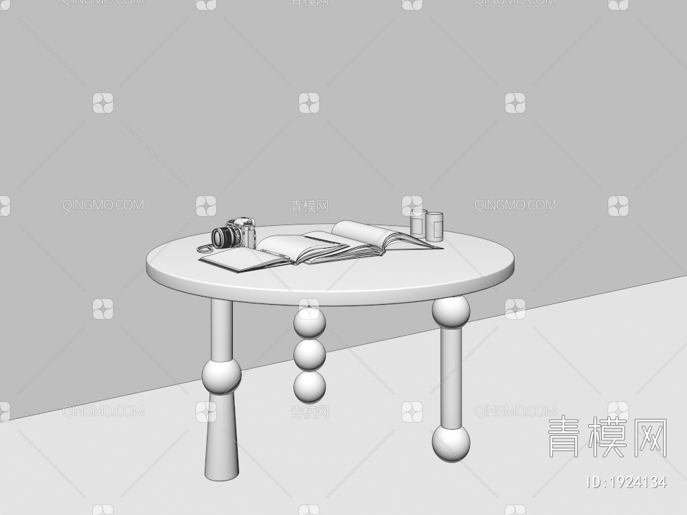 茶几3D模型下载【ID:1924134】