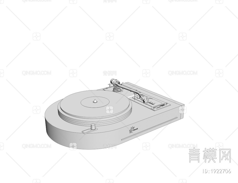 CD机 唱片机3D模型下载【ID:1922706】