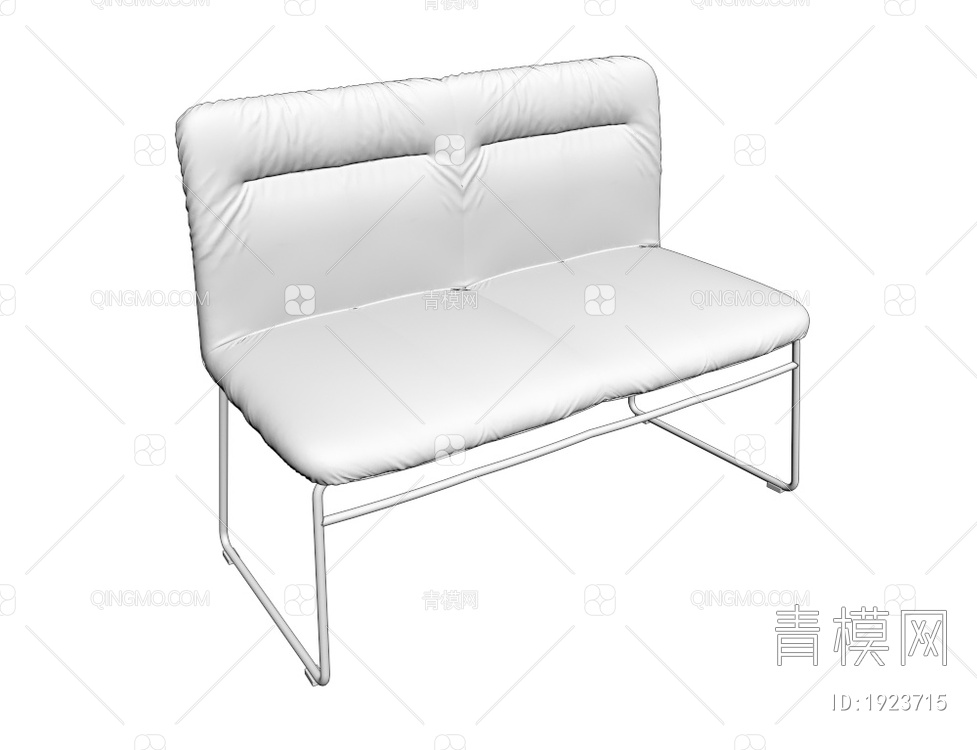 布料休闲长椅3D模型下载【ID:1923715】