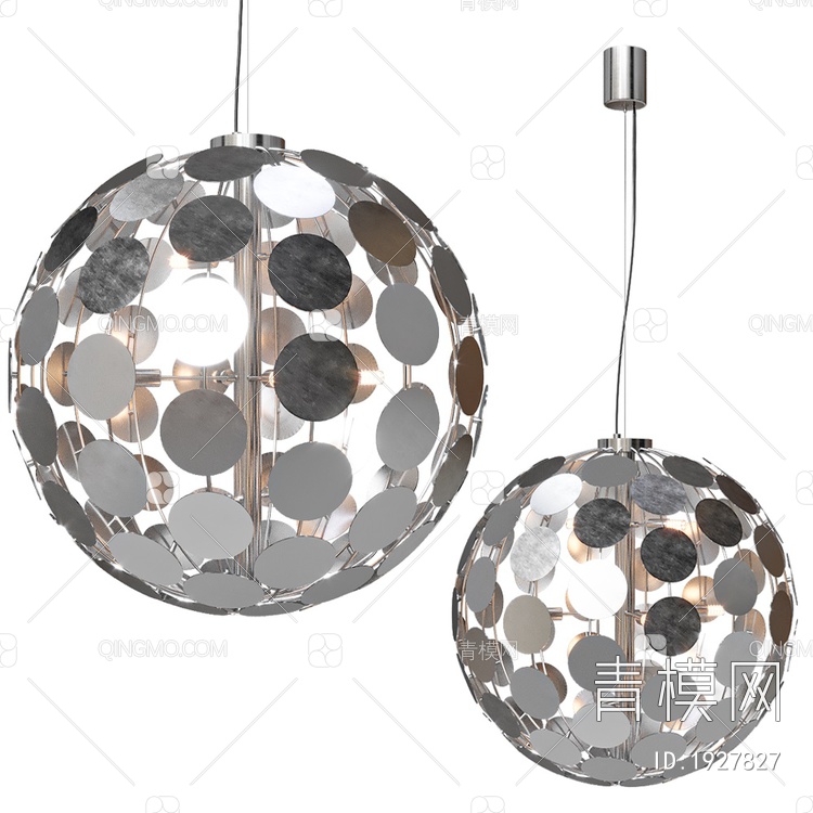 sfera足球型吊灯3D模型下载【ID:1927827】
