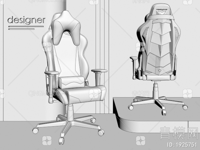 电竞椅3D模型下载【ID:1925751】