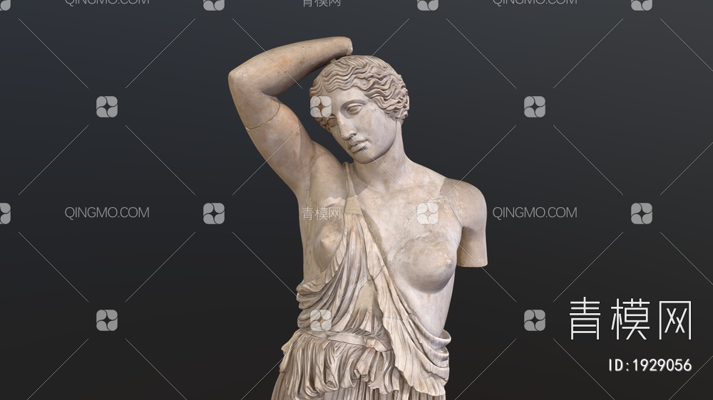 古罗马 人物雕塑SU模型下载【ID:1929056】