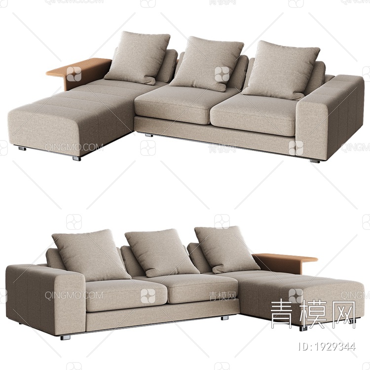 Sofa New L型沙发3D模型下载【ID:1929344】