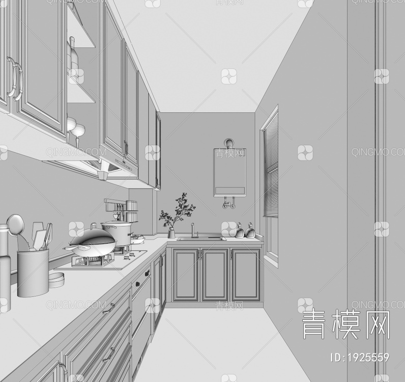 厨房3D模型下载【ID:1925559】