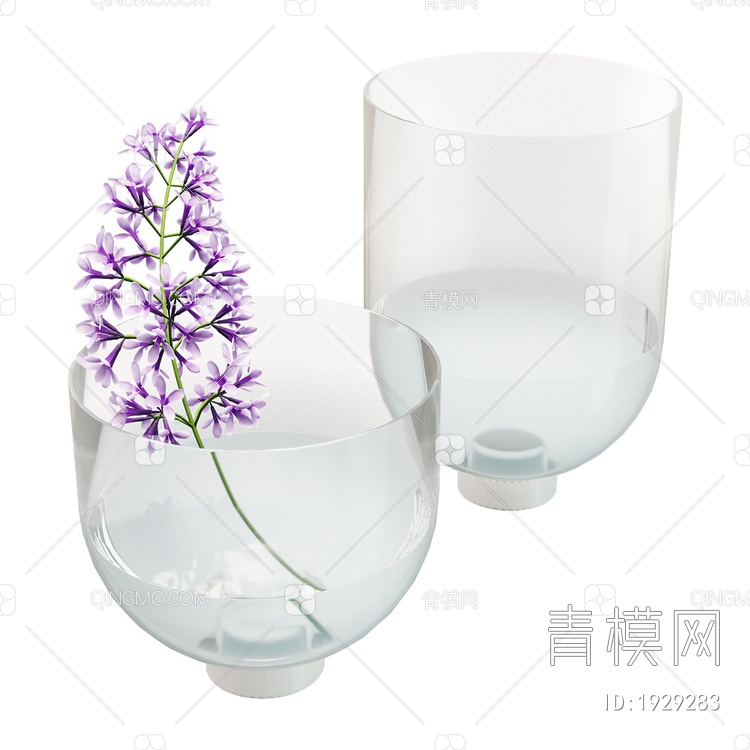 GLOWING玻璃花瓶3D模型下载【ID:1929283】
