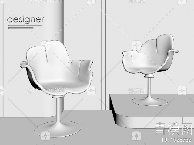 餐椅3D模型下载【ID:1925782】