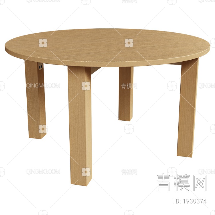 KROOGSTER 家用圆桌3D模型下载【ID:1930374】