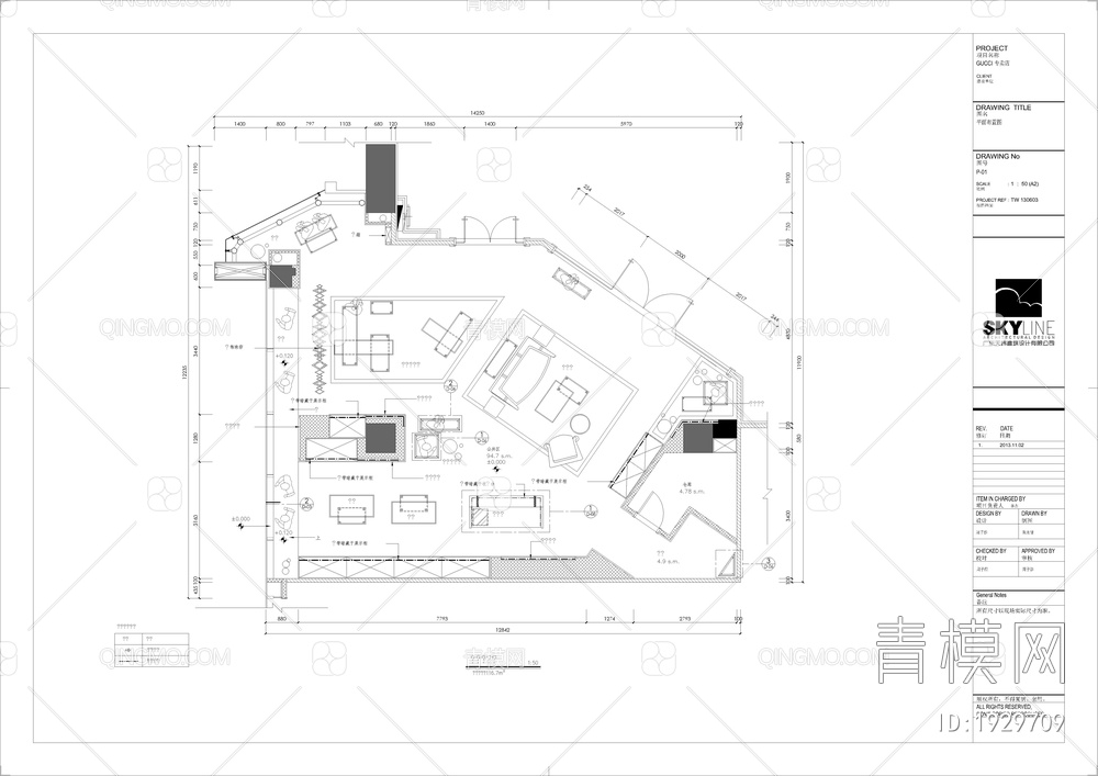 GUCCI专卖店装饰【ID:1929709】