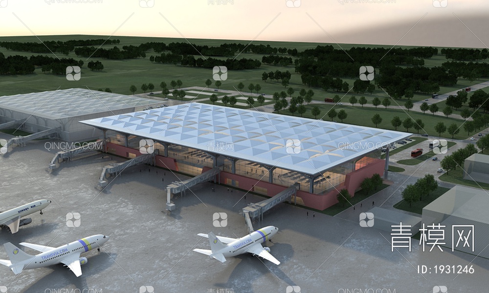 机场3D模型下载【ID:1931246】