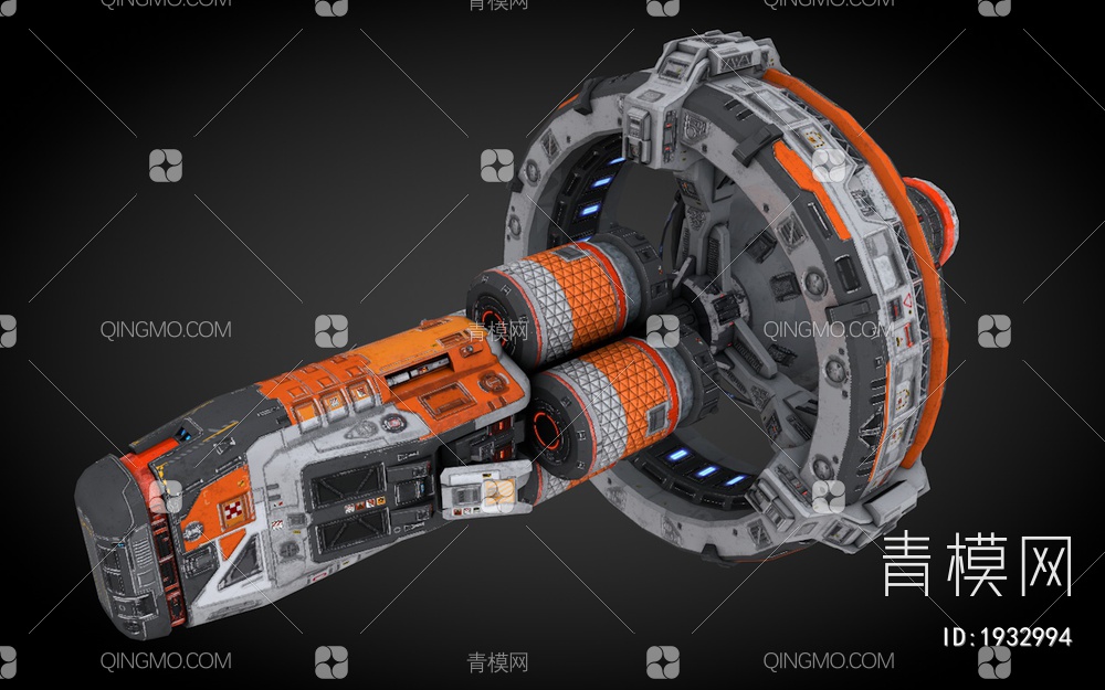 科幻飞行器宇宙飞船外星战舰SU模型下载【ID:1932994】