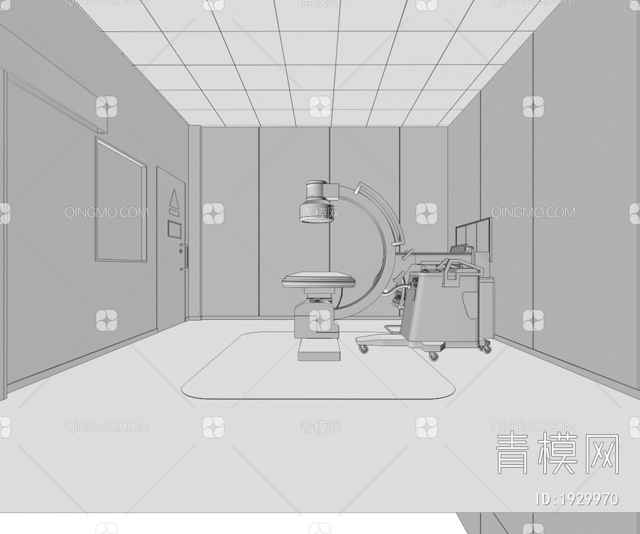 医院X光室3D模型下载【ID:1929970】