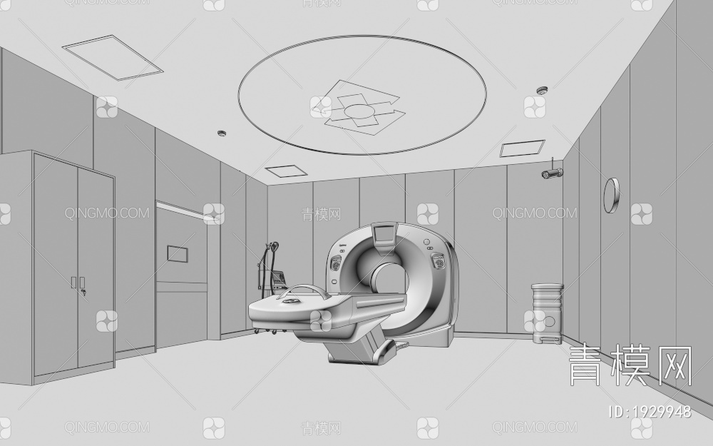 医院ct室3D模型下载【ID:1929948】