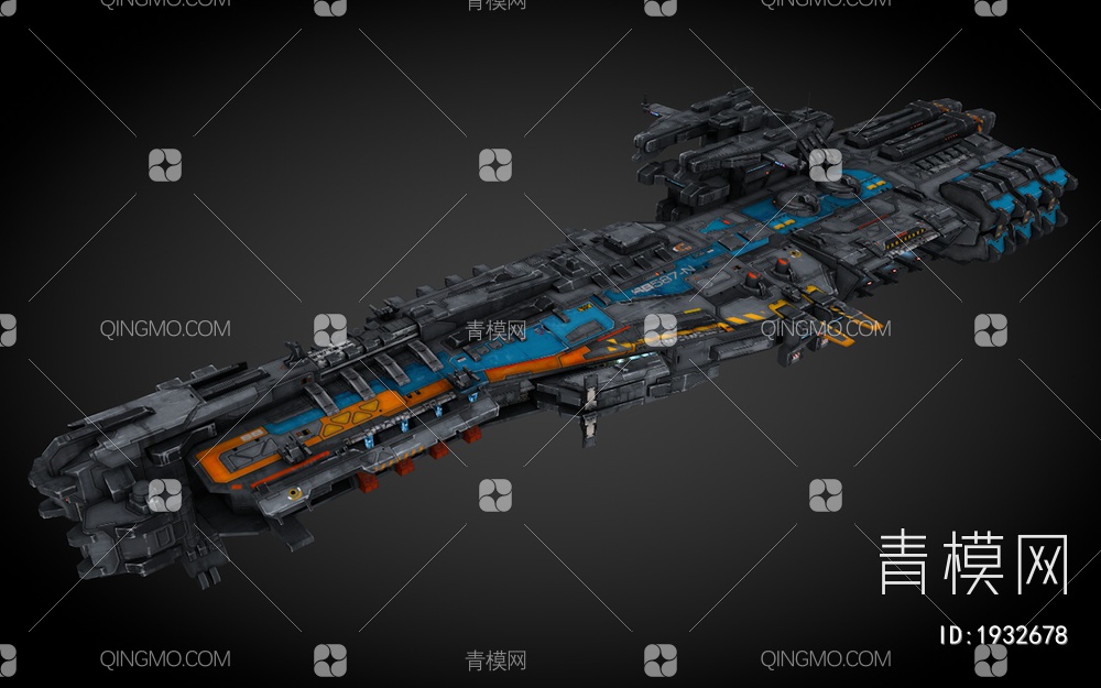 科幻飞行器 宇宙飞船 外星战舰3D模型下载【ID:1932678】