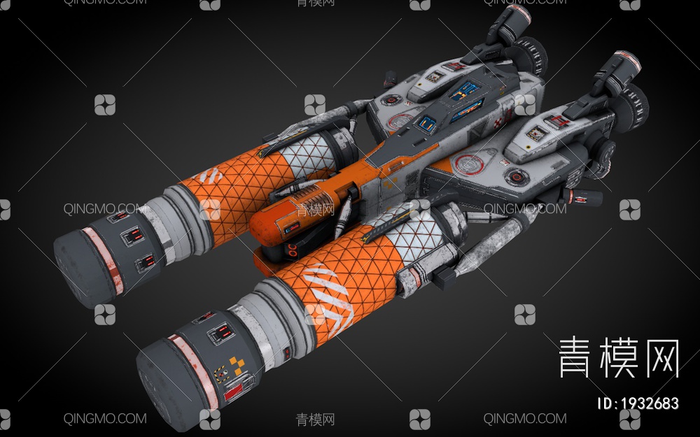 科幻飞行器 宇宙飞船 外星战舰3D模型下载【ID:1932683】