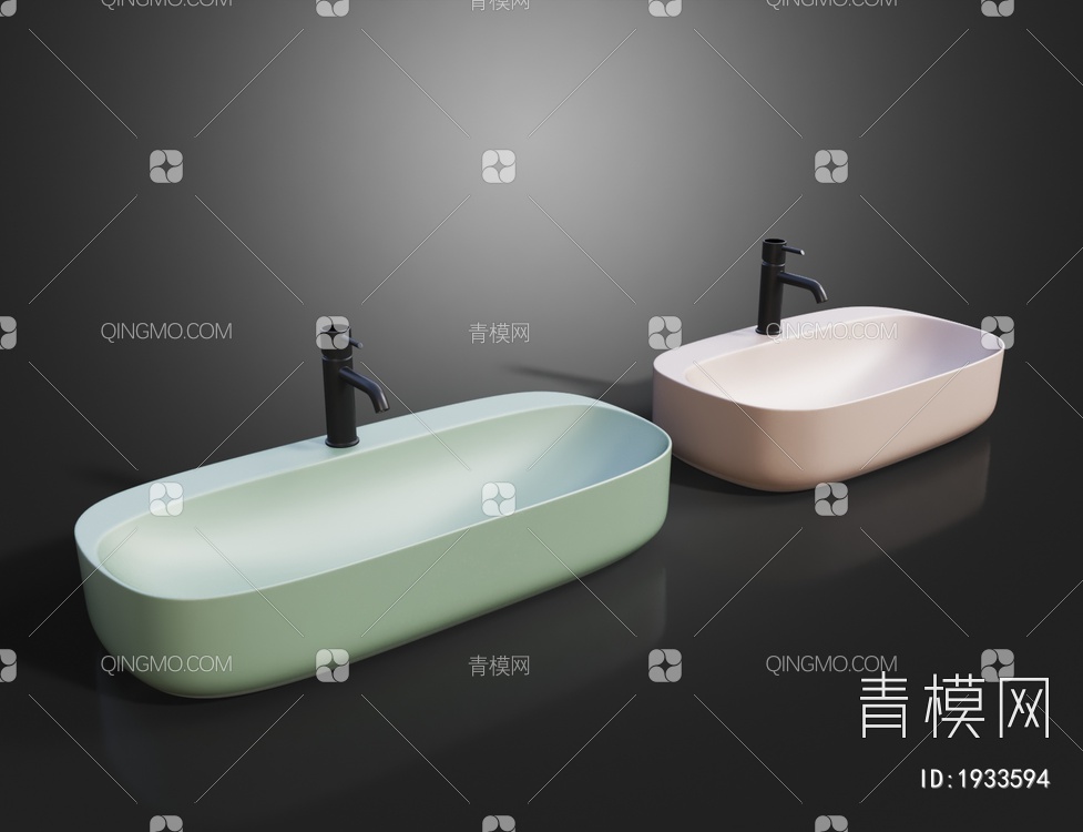 洗手盆 台盆3D模型下载【ID:1933594】