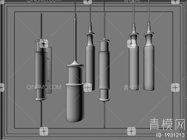 小吊灯3D模型下载【ID:1931213】