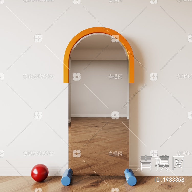 镜子，全身镜，落地镜3D模型下载【ID:1933358】