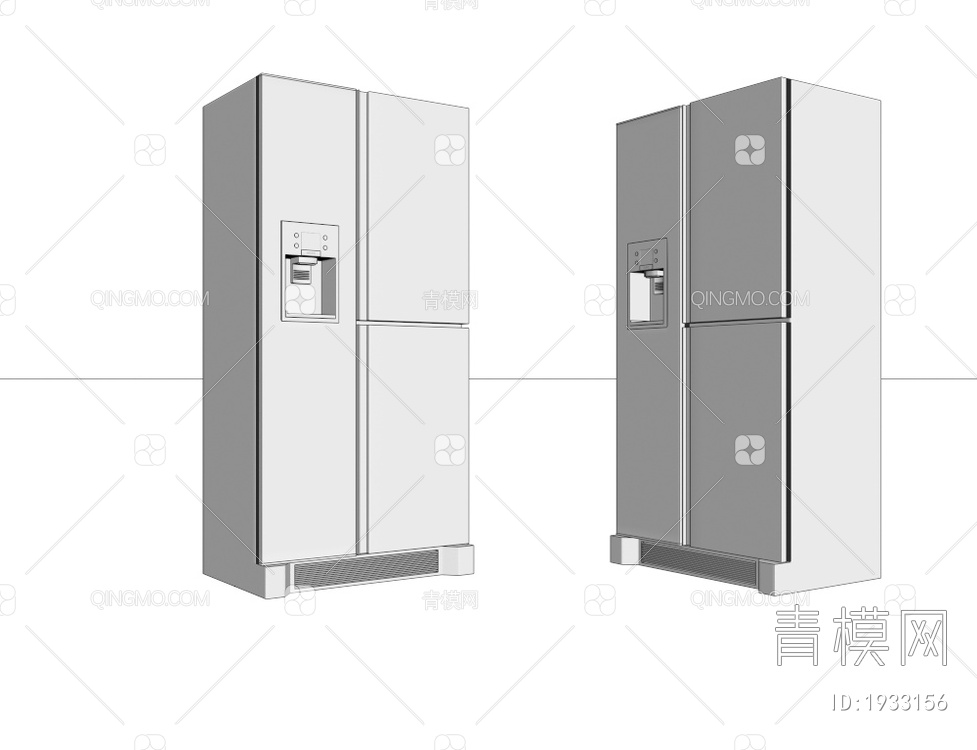 智能冰箱3D模型下载【ID:1933156】