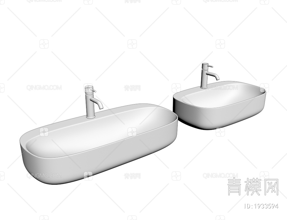 洗手盆 台盆3D模型下载【ID:1933594】