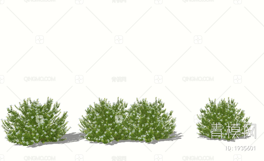景观灌木 灌木绿植SU模型下载【ID:1935601】