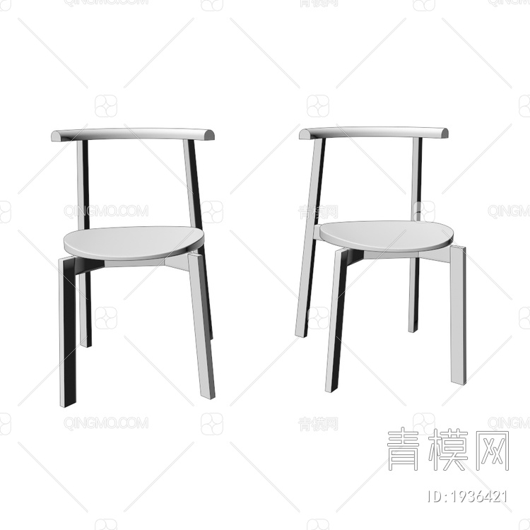 休闲单椅3D模型下载【ID:1936421】