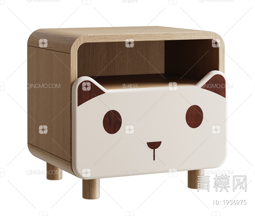 儿童床头柜3D模型下载【ID:1936975】
